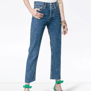 NWOT Re/done Stove Pipe Jeans